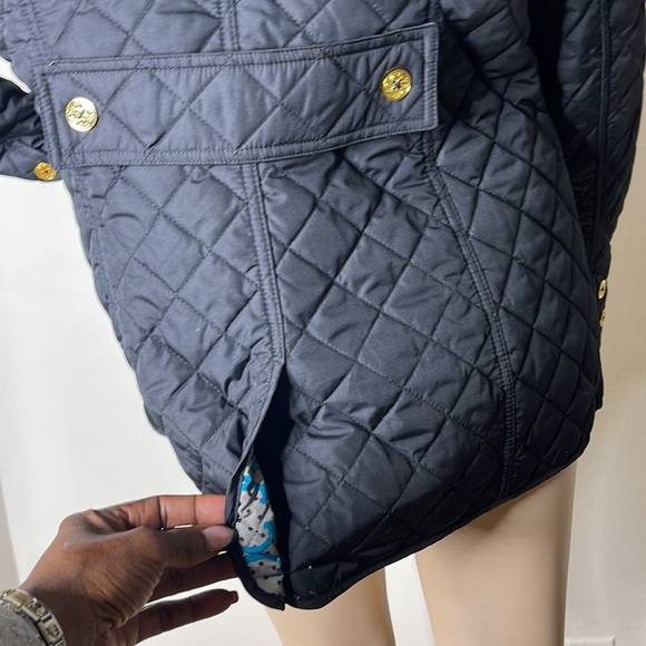 C. Wonder Black Quilted Barn Coat Jacket - Picture 13 of 16